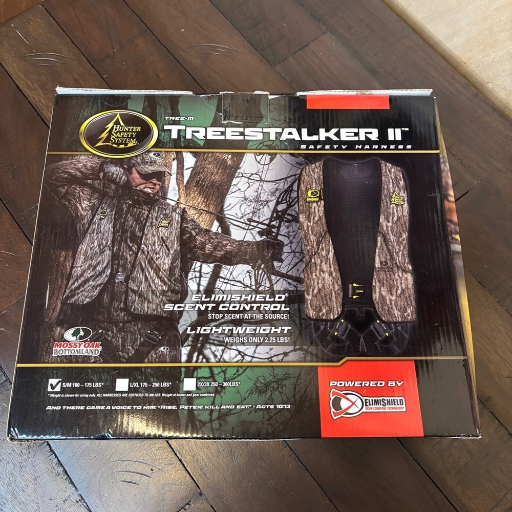 TreeStalker II Safety‎ Harness System Hunter Safety System Small/Medium Like New